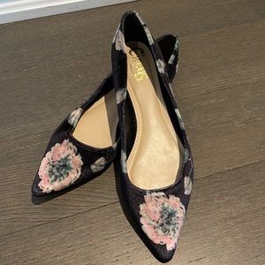 Velvet pointed toe flats Circus by Sam Edelman EUC Size 9